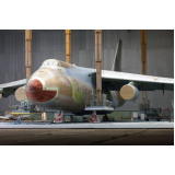 revitalização de pintura de aeronave