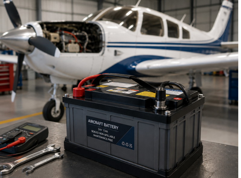 Baterias para aeronaves: tudo o que você precisa saber para manter o desempenho e a segurança de voo